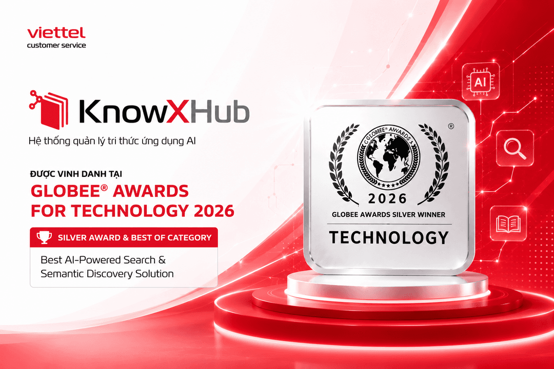 KnowX Hub – Hệ thống quản lý tri thức được vinh danh tại Globee Awards for Technology 2026