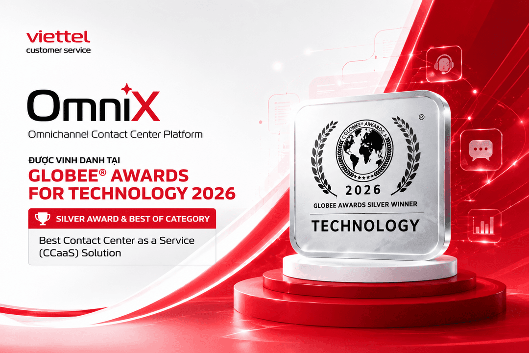 OmniX của Viettel Customer Service được vinh danh tại Globee Awards for Technology