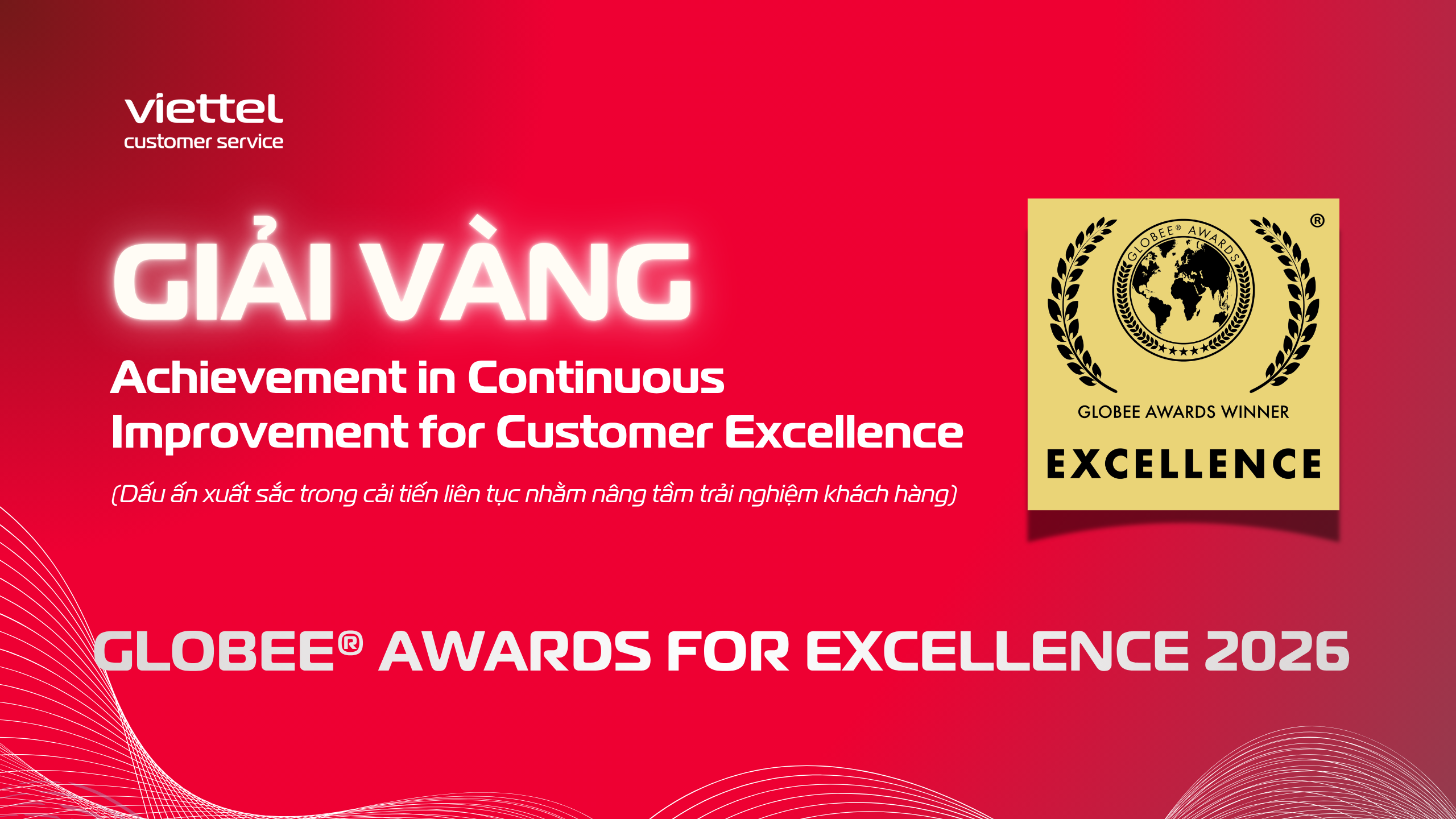 Viettel Customer Service: Đại diện Việt Nam duy nhất được vinh danh tại Globee Awards for Excellence